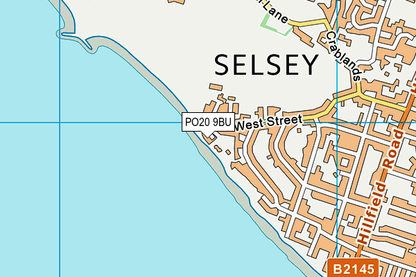 PO20 9BU map - OS VectorMap District (Ordnance Survey)