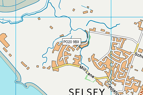 PO20 9BX map - OS VectorMap District (Ordnance Survey)