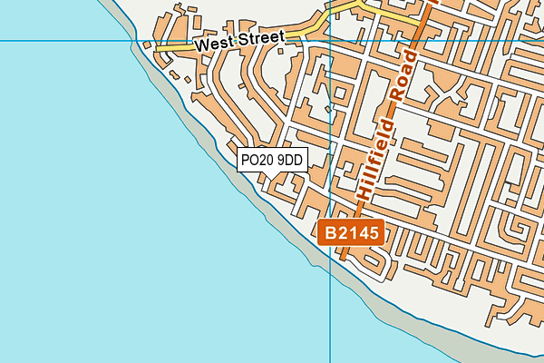PO20 9DD map - OS VectorMap District (Ordnance Survey)