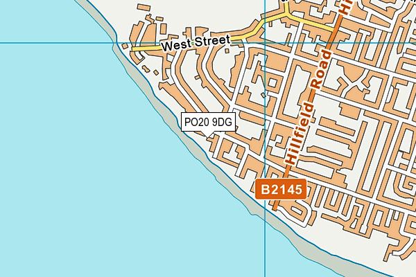PO20 9DG map - OS VectorMap District (Ordnance Survey)