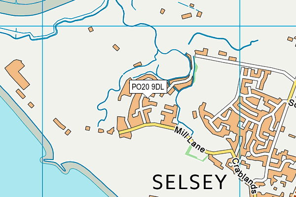 PO20 9DL map - OS VectorMap District (Ordnance Survey)