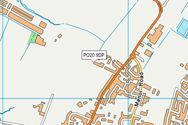 PO20 9DP map - OS VectorMap District (Ordnance Survey)