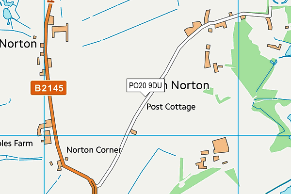 PO20 9DU map - OS VectorMap District (Ordnance Survey)