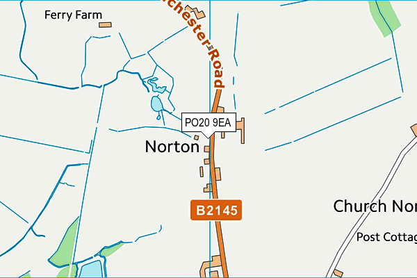 PO20 9EA map - OS VectorMap District (Ordnance Survey)