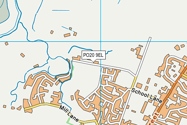 PO20 9EL map - OS VectorMap District (Ordnance Survey)