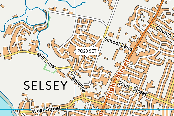 PO20 9ET map - OS VectorMap District (Ordnance Survey)