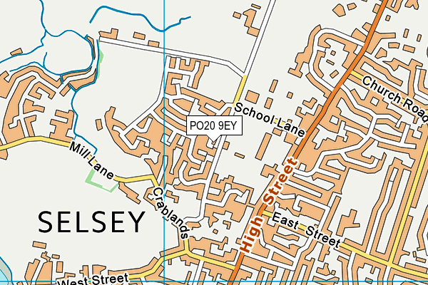 PO20 9EY map - OS VectorMap District (Ordnance Survey)