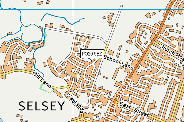 PO20 9EZ map - OS VectorMap District (Ordnance Survey)