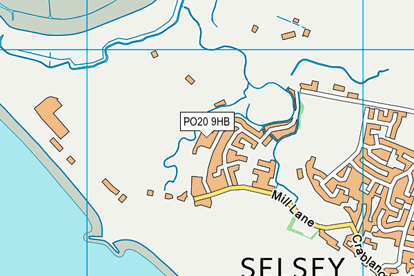 PO20 9HB map - OS VectorMap District (Ordnance Survey)