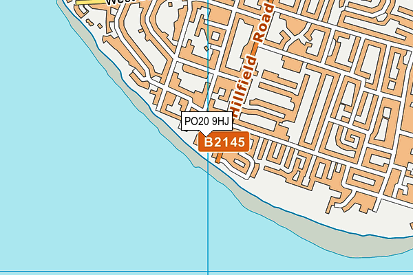 PO20 9HJ map - OS VectorMap District (Ordnance Survey)