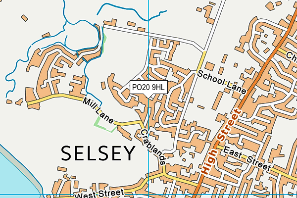 PO20 9HL map - OS VectorMap District (Ordnance Survey)