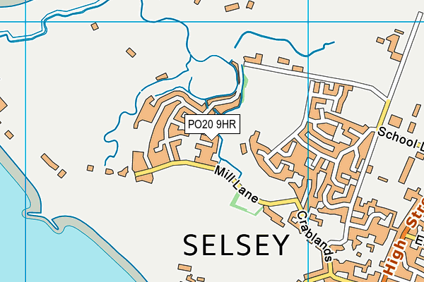 PO20 9HR map - OS VectorMap District (Ordnance Survey)