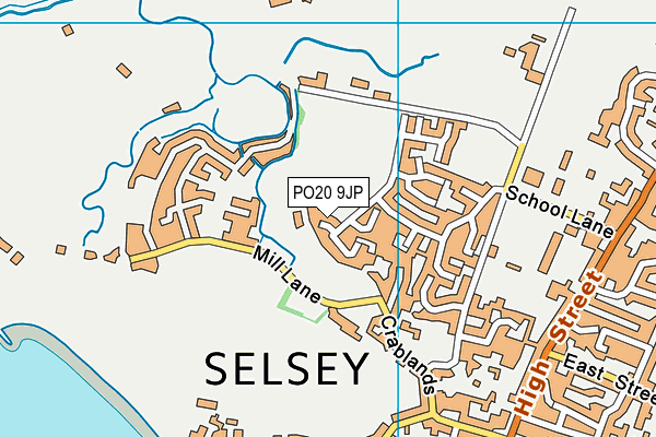 PO20 9JP map - OS VectorMap District (Ordnance Survey)