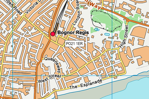 PO21 1ER map - OS VectorMap District (Ordnance Survey)