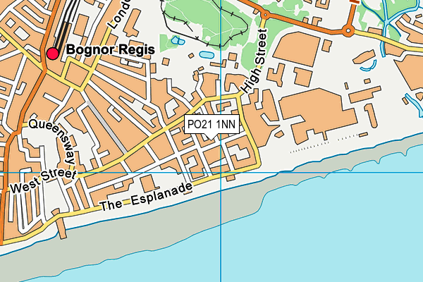 PO21 1NN map - OS VectorMap District (Ordnance Survey)