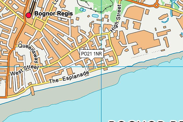 PO21 1NR map - OS VectorMap District (Ordnance Survey)