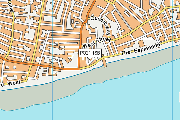 PO21 1SB map - OS VectorMap District (Ordnance Survey)