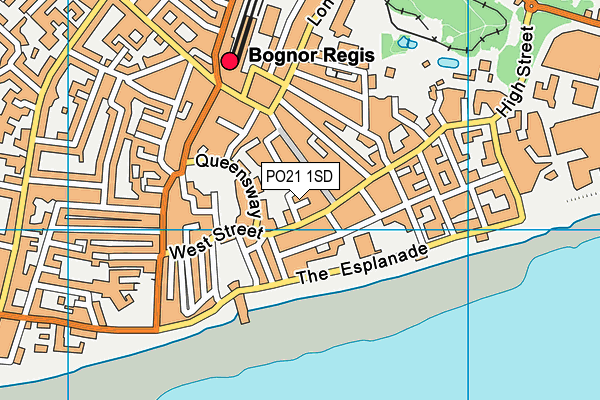 PO21 1SD map - OS VectorMap District (Ordnance Survey)