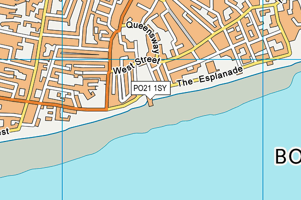 PO21 1SY map - OS VectorMap District (Ordnance Survey)