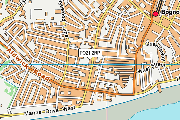 PO21 2RP map - OS VectorMap District (Ordnance Survey)