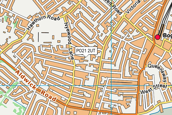 PO21 2UT map - OS VectorMap District (Ordnance Survey)
