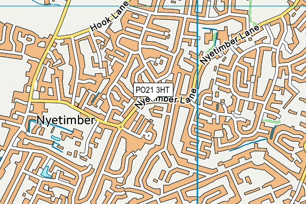 PO21 3HT map - OS VectorMap District (Ordnance Survey)