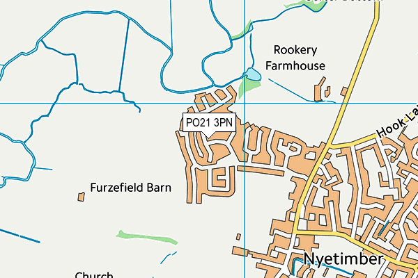 PO21 3PN map - OS VectorMap District (Ordnance Survey)