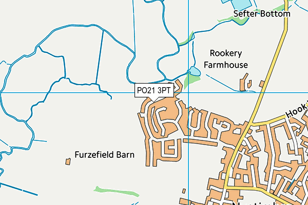 PO21 3PT map - OS VectorMap District (Ordnance Survey)