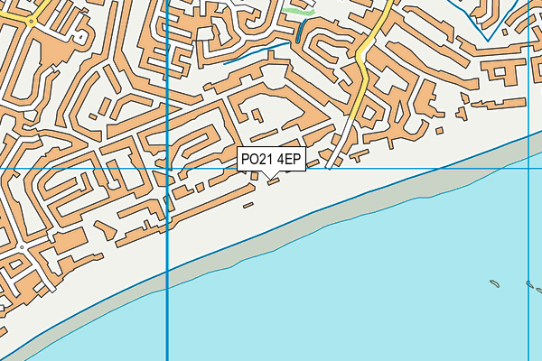 PO21 4EP map - OS VectorMap District (Ordnance Survey)