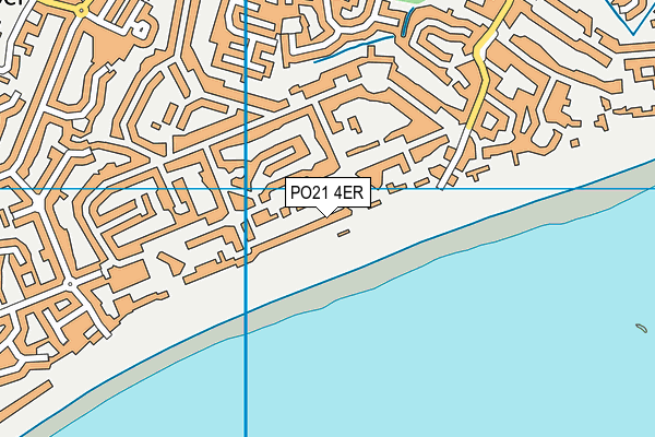 PO21 4ER map - OS VectorMap District (Ordnance Survey)