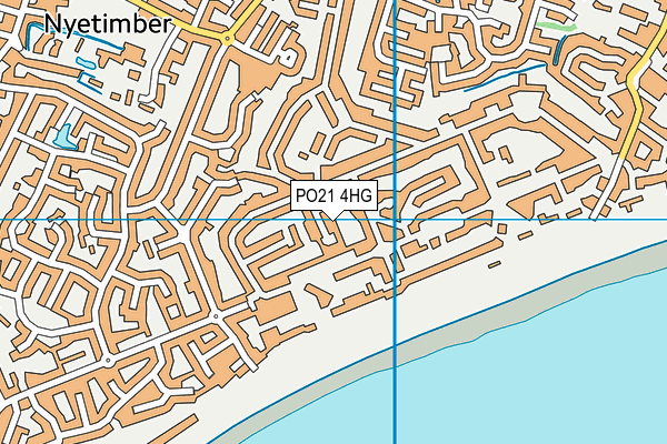 PO21 4HG map - OS VectorMap District (Ordnance Survey)
