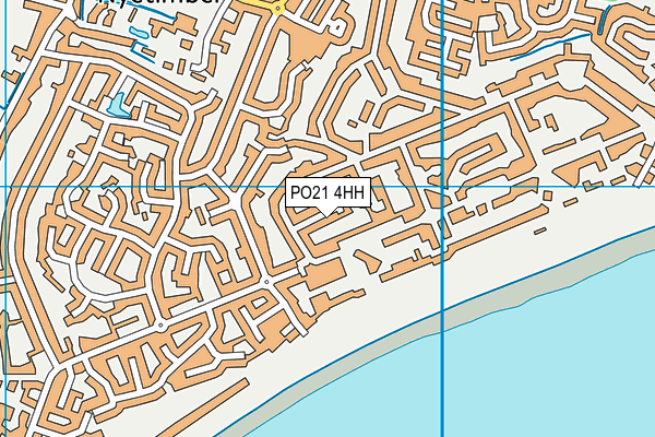 PO21 4HH map - OS VectorMap District (Ordnance Survey)