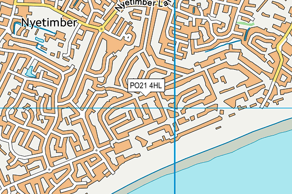 PO21 4HL map - OS VectorMap District (Ordnance Survey)