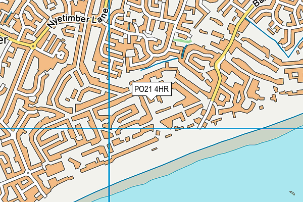 PO21 4HR map - OS VectorMap District (Ordnance Survey)