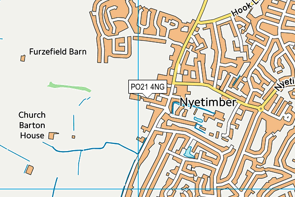 PO21 4NG map - OS VectorMap District (Ordnance Survey)
