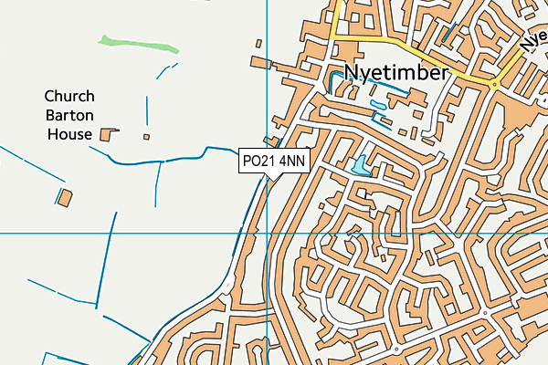 PO21 4NN map - OS VectorMap District (Ordnance Survey)