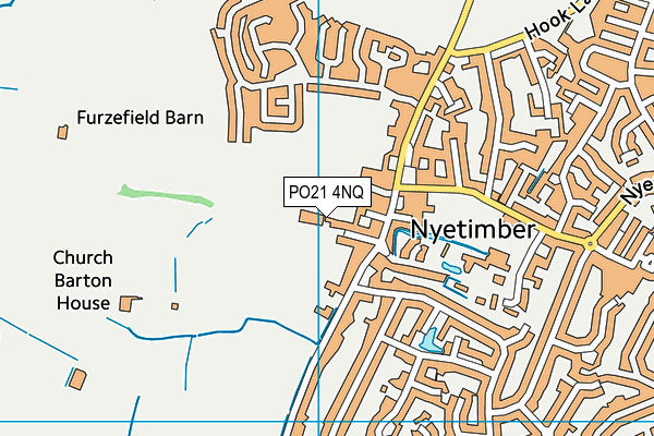 PO21 4NQ map - OS VectorMap District (Ordnance Survey)