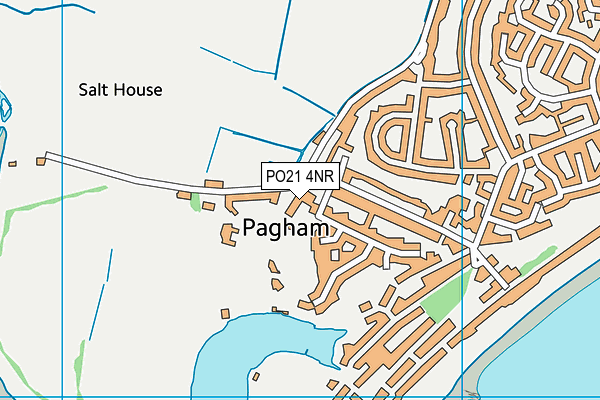 Church Farm Holiday Village map (PO21 4NR) - OS VectorMap District (Ordnance Survey)