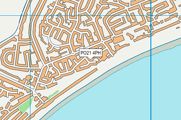 PO21 4PH map - OS VectorMap District (Ordnance Survey)