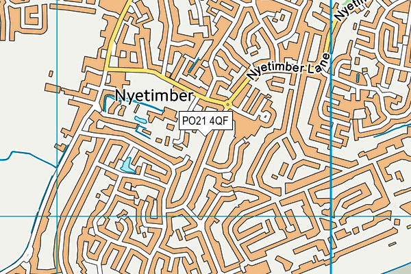 PO21 4QF map - OS VectorMap District (Ordnance Survey)