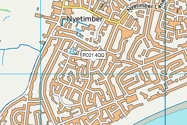 PO21 4QQ map - OS VectorMap District (Ordnance Survey)