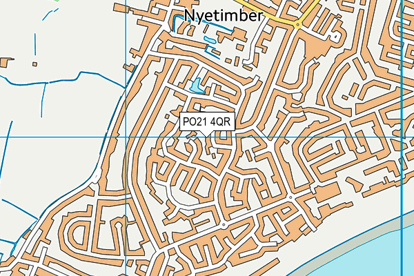 PO21 4QR map - OS VectorMap District (Ordnance Survey)