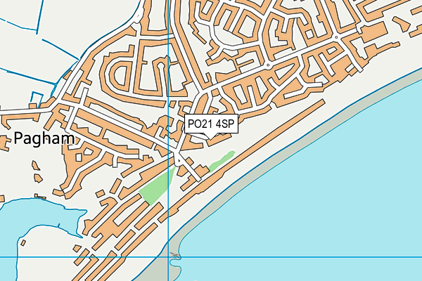 PO21 4SP map - OS VectorMap District (Ordnance Survey)