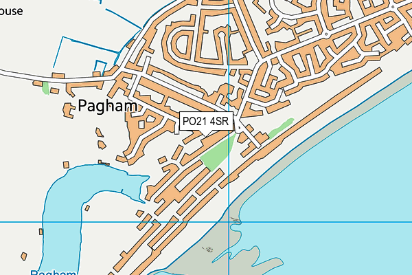 PO21 4SR map - OS VectorMap District (Ordnance Survey)