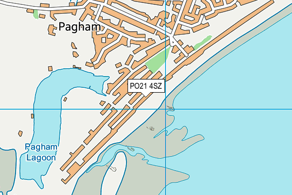 PO21 4SZ map - OS VectorMap District (Ordnance Survey)