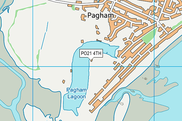 PO21 4TH map - OS VectorMap District (Ordnance Survey)