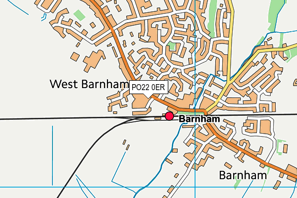 Map of TANDOORI TAKEAWAY BARNHAM LIMITED at district scale