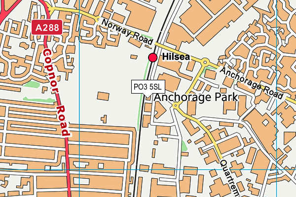 PO3 5SL map - OS VectorMap District (Ordnance Survey)