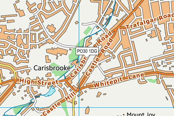 PO30 1DG map - OS VectorMap District (Ordnance Survey)