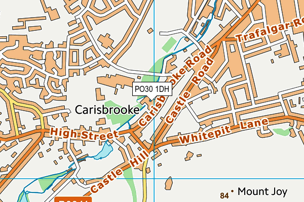 PO30 1DH map - OS VectorMap District (Ordnance Survey)